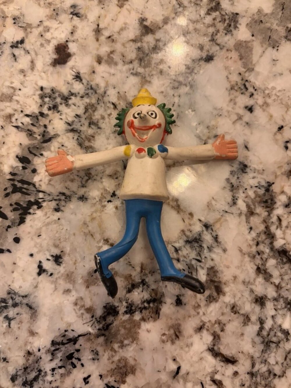 Vintage Imperial Jack In The Box Bending Toy Figure Fast Food Mascot